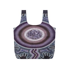 Spirit Of The Child Australian Aboriginal Art Full Print Recycle Bags (s)  by BangZart