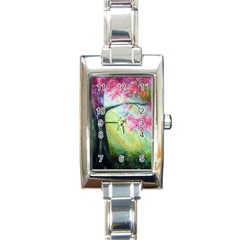 Forests Stunning Glimmer Paintings Sunlight Blooms Plants Love Seasons Traditional Art Flowers Sunsh Rectangle Italian Charm Watch by BangZart