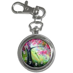 Forests Stunning Glimmer Paintings Sunlight Blooms Plants Love Seasons Traditional Art Flowers Sunsh Key Chain Watches by BangZart