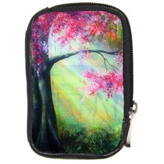 Forests Stunning Glimmer Paintings Sunlight Blooms Plants Love Seasons Traditional Art Flowers Sunsh Compact Camera Cases by BangZart