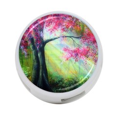 Forests Stunning Glimmer Paintings Sunlight Blooms Plants Love Seasons Traditional Art Flowers Sunsh 4-port Usb Hub (one Side) by BangZart