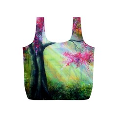 Forests Stunning Glimmer Paintings Sunlight Blooms Plants Love Seasons Traditional Art Flowers Sunsh Full Print Recycle Bags (s)  by BangZart