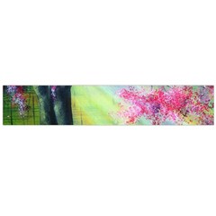 Forests Stunning Glimmer Paintings Sunlight Blooms Plants Love Seasons Traditional Art Flowers Sunsh Flano Scarf (large) by BangZart