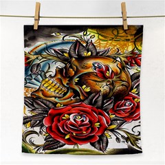 Flower Art Traditional Face Towel