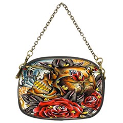 Flower Art Traditional Chain Purses (two Sides) 