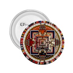 Colorful Mandala 2 25  Buttons by BangZart