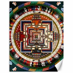 Colorful Mandala Canvas 12  X 16  