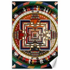 Colorful Mandala Canvas 20  X 30   by BangZart