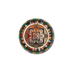 Colorful Mandala Golf Ball Marker