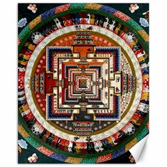 Colorful Mandala Canvas 16  X 20   by BangZart