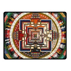 Colorful Mandala Fleece Blanket (small)