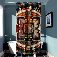 Colorful Mandala Shower Curtain 36  X 72  (stall) 