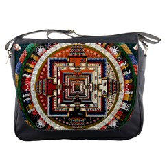 Colorful Mandala Messenger Bags by BangZart