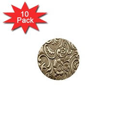 Golden European Pattern 1  Mini Buttons (10 Pack)  by BangZart