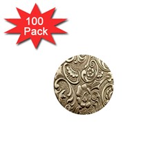 Golden European Pattern 1  Mini Magnets (100 Pack)  by BangZart