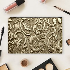 Golden European Pattern Cosmetic Bag (large) 