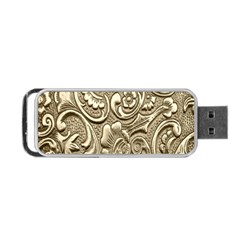 Golden European Pattern Portable Usb Flash (one Side) by BangZart