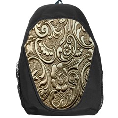 Golden European Pattern Backpack Bag by BangZart