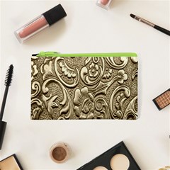 Golden European Pattern Cosmetic Bag (xs) by BangZart