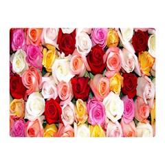 Rose Color Beautiful Flowers Double Sided Flano Blanket (mini)  by BangZart