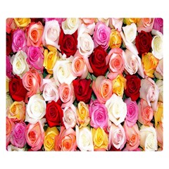 Rose Color Beautiful Flowers Double Sided Flano Blanket (small)  by BangZart