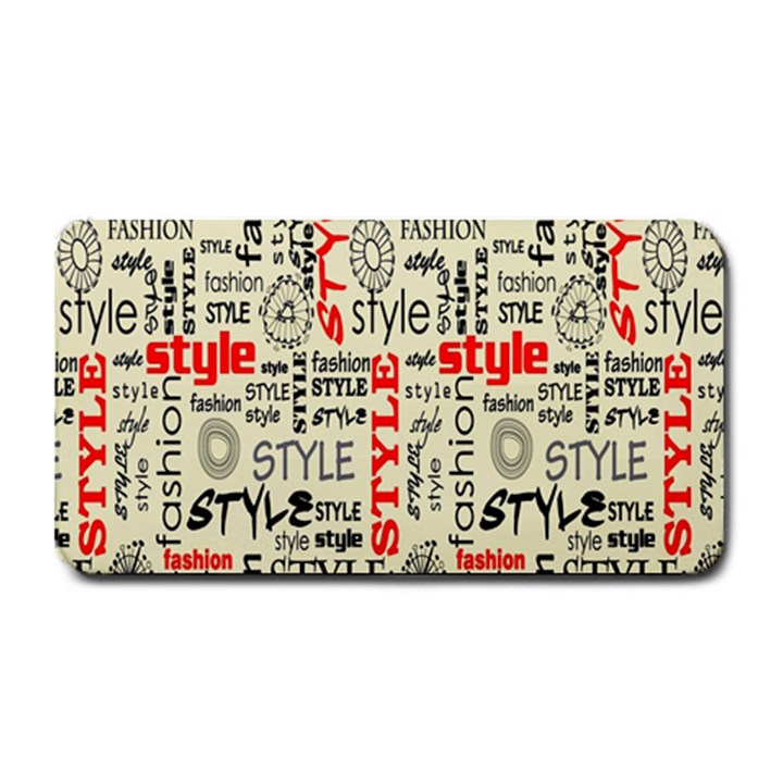 Backdrop Style With Texture And Typography Fashion Style Medium Bar Mats