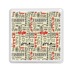 Backdrop Style With Texture And Typography Fashion Style Memory Card Reader (square)  by BangZart