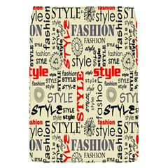 Backdrop Style With Texture And Typography Fashion Style Flap Covers (s)  by BangZart