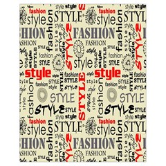 Backdrop Style With Texture And Typography Fashion Style Drawstring Bag (small) by BangZart