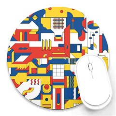 Hide And Seek Round Mousepads by BangZart