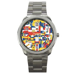 Hide And Seek Sport Metal Watch by BangZart