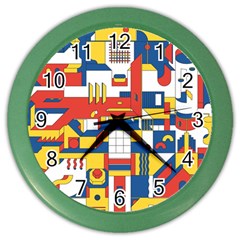 Hide And Seek Color Wall Clocks