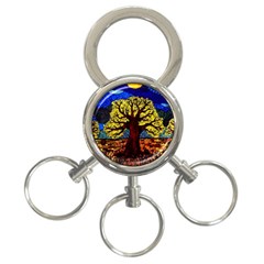 Tree Of Life 3-ring Key Chains by BangZart