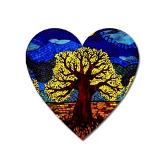 Tree Of Life Heart Magnet by BangZart