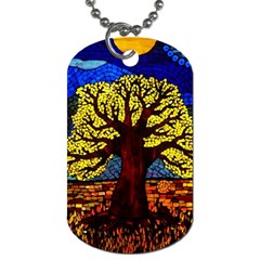 Tree Of Life Dog Tag (one Side)