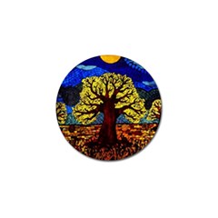 Tree Of Life Golf Ball Marker by BangZart