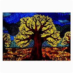 Tree Of Life Large Glasses Cloth (2-side) by BangZart