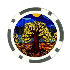 Tree Of Life Poker Chip Card Guard by BangZart