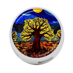 Tree Of Life 4-port Usb Hub (two Sides)  by BangZart