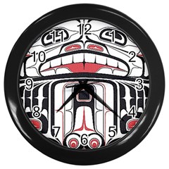 Ethnic Traditional Art Wall Clocks (black) by BangZart