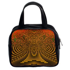 Fractal Pattern Classic Handbags (2 Sides) by BangZart