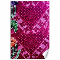 Pink Batik Cloth Fabric Canvas 24  X 36 