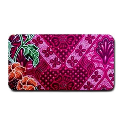 Pink Batik Cloth Fabric Medium Bar Mats by BangZart