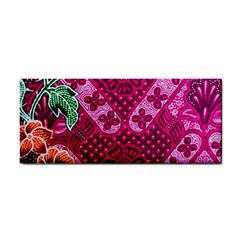 Pink Batik Cloth Fabric Cosmetic Storage Cases