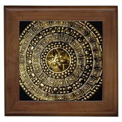 Gold Roman Shield Costume Framed Tiles by BangZart