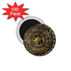 Gold Roman Shield Costume 1 75  Magnets (100 Pack)  by BangZart