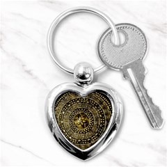 Gold Roman Shield Costume Key Chains (heart)  by BangZart