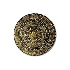 Gold Roman Shield Costume Magnet 3  (round) by BangZart