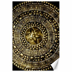 Gold Roman Shield Costume Canvas 20  X 30   by BangZart