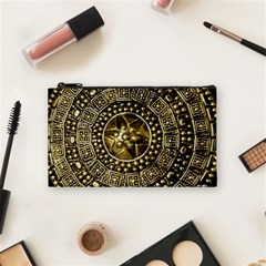 Gold Roman Shield Costume Cosmetic Bag (small)  by BangZart